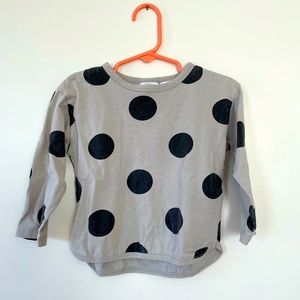 Zara polka dot shirt 18-24mo